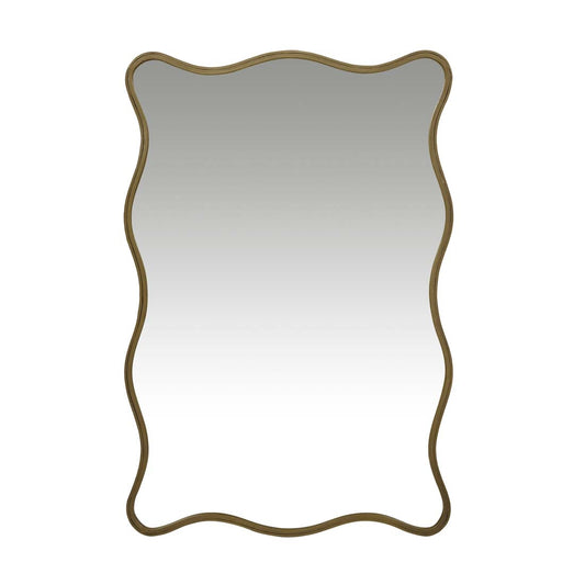 Verona Wave Mirror - Antique Brass