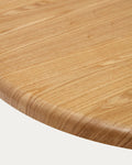 Nailem 2.2m Oval Ash Wood Dining Table - Natural