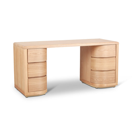 Aiza 1.6m Office Desk - Natural