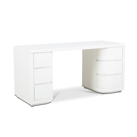 Aiza 1.6m Office Desk - White