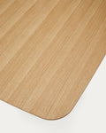 Ottil 2.4m Oak Veneer Dining Table - Natural