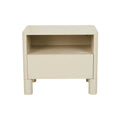 Artie Open Large Bedside - Putty