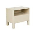 Artie Open Large Bedside - Putty