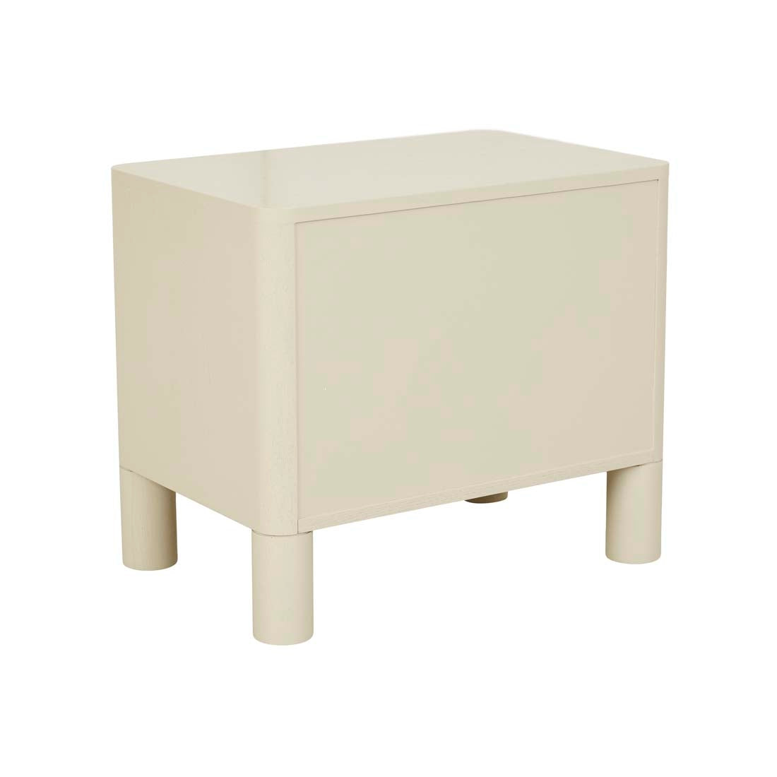 Artie Open Large Bedside - Putty