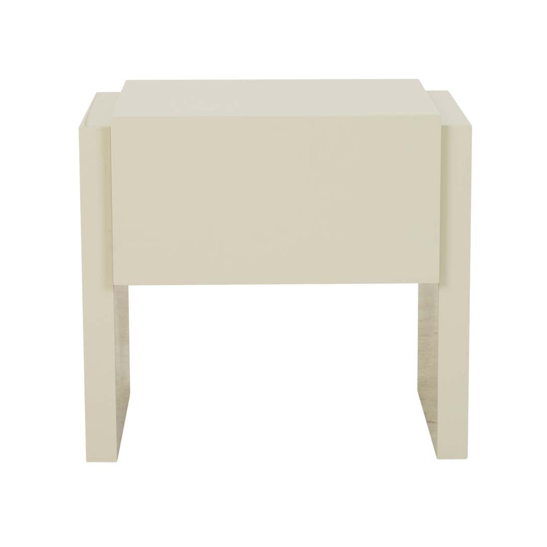 Cube Bedside - Gloss Putty