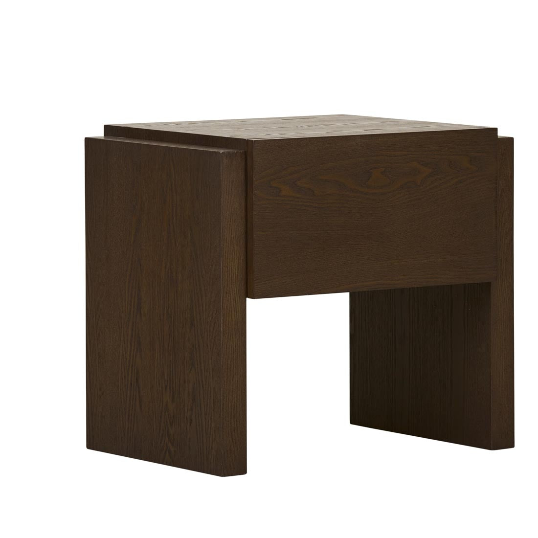 Cube Bedside - Mocha Ash