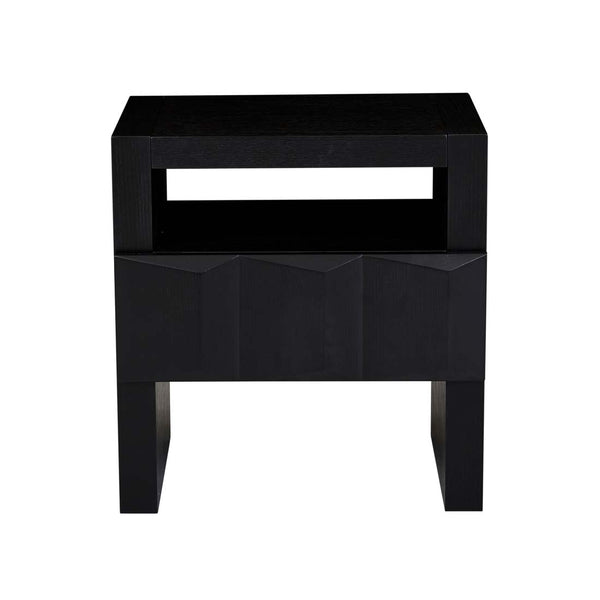 Elton Bedside - Matt Dark Oak