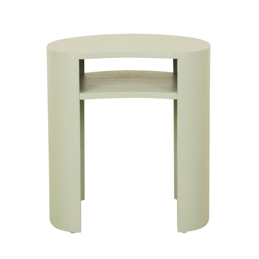 Oberon Curve Side Table - Sage