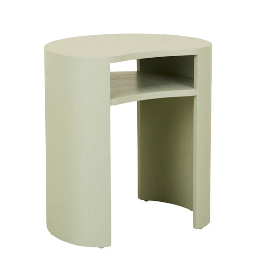 Oberon Curve Side Table - Sage