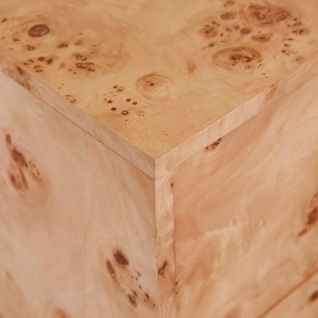 Trove Burl Bedside - Light Burl