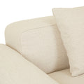 Airlie Slab 3 Seater Sofa - Buttercream