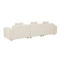 Airlie Slab 4 Seater Sofa - Buttercream