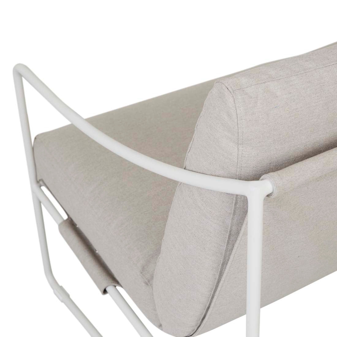 Allegra Outdoor 2 Seater Sofa - Cape - White