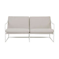 Allegra Outdoor 2 Seater Sofa - Cape - White