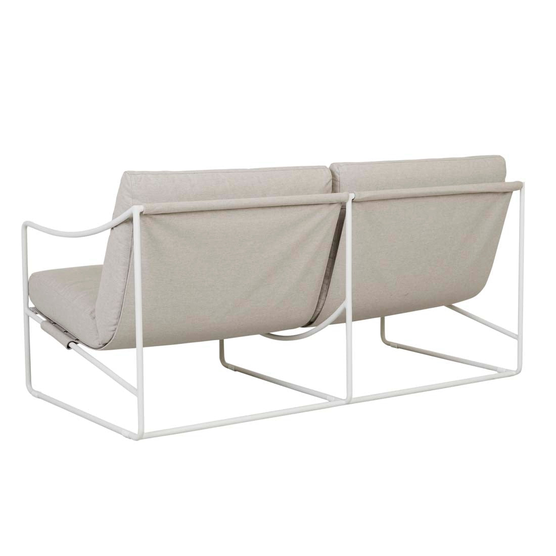 Allegra Outdoor 2 Seater Sofa - Cape - White