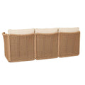 Delphi Catalina 3S Sofa - Natural - Natural Weave