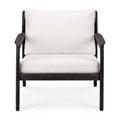 Ethnicraft Outdoor Jack Sofa Chair - Black - Off White