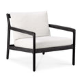 Ethnicraft Outdoor Jack Sofa Chair - Black - Off White