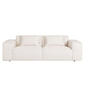 Felix Block 3 Seater Sofa - Jasmine White