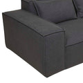 Felix Block 4 Seater Sofa - COAL