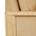 Hugo Remy 3 Seater Sofa - Copeland Honey - Natural Ash