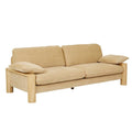 Hugo Remy 3 Seater Sofa - Copeland Honey - Natural Ash