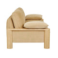 Hugo Remy 3 Seater Sofa - Copeland Honey - Natural Ash