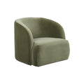 Kennedy Beckett Sofa Chair - Olive Green Velvet