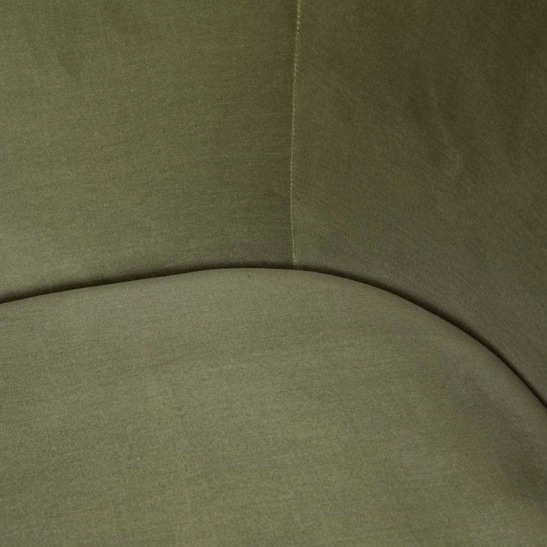 Kennedy Beckett Sofa Chair - Olive Green Velvet