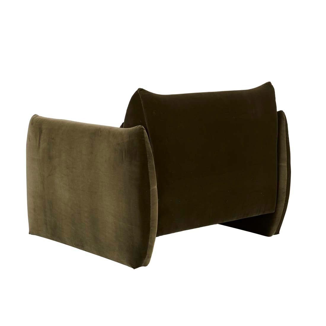 Sidney Peak Sofa Chair - Caper Velvet