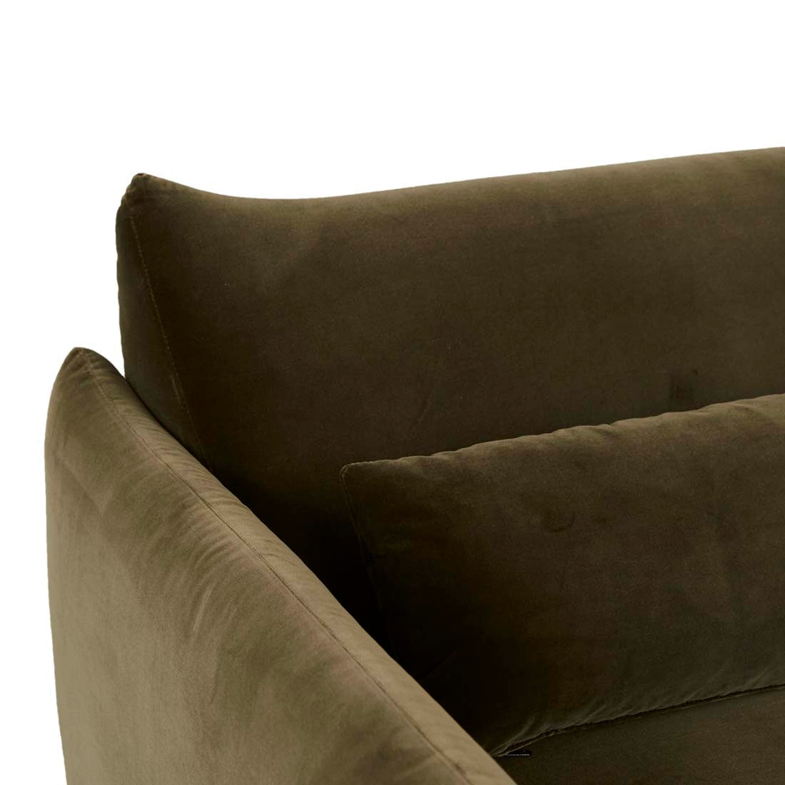 Sidney Peak Sofa Chair - Caper Velvet