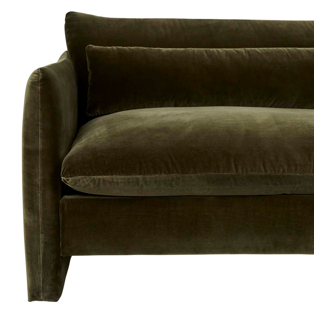 Sidney Peak 3 Seater Sofa - Caper Velvet