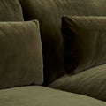 Sidney Peak 3 Seater Sofa - Caper Velvet