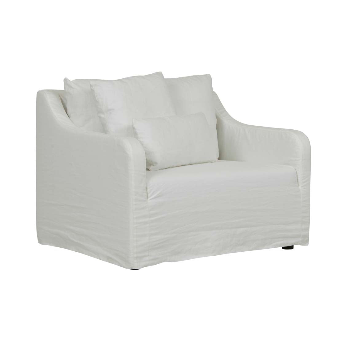 Sidney Slip Sofa Chair - Milk