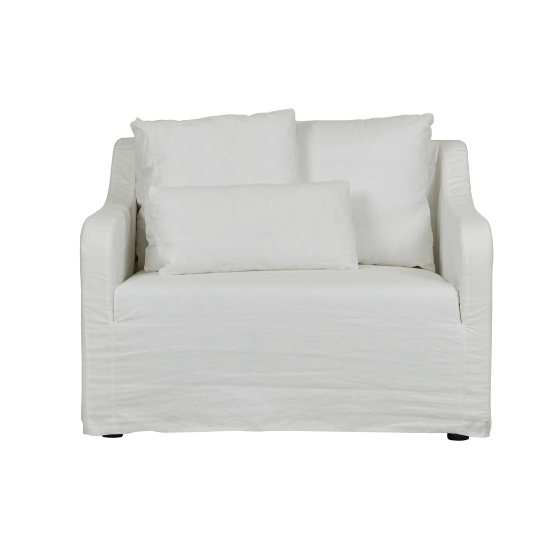 Sidney Slip Sofa Chair - Milk