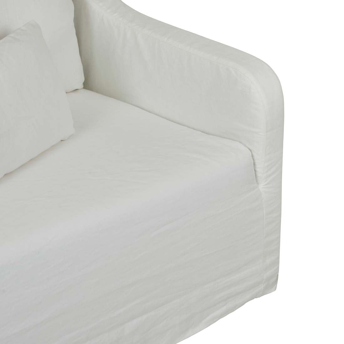 Sidney Slip Sofa Chair - Milk