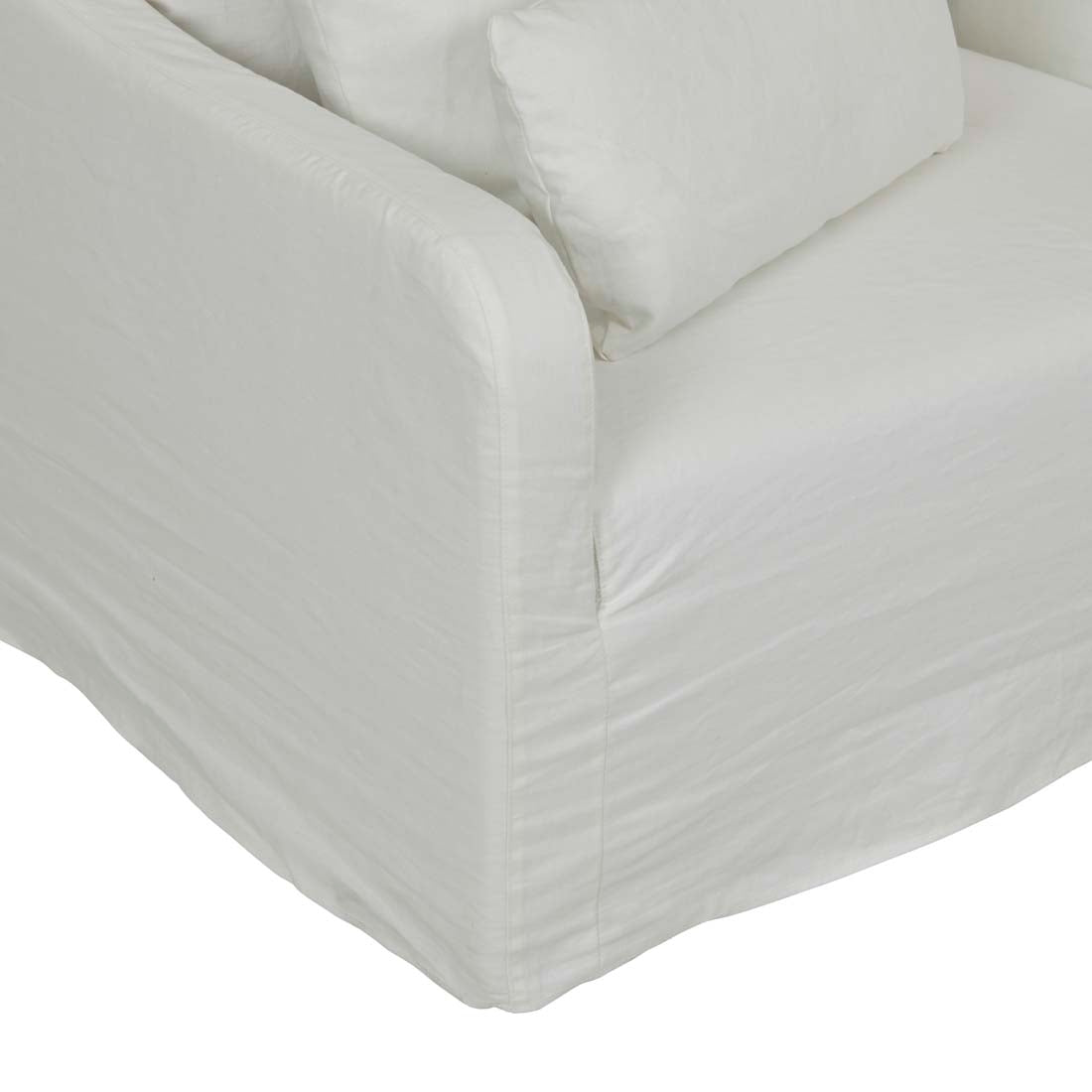 Sidney Slip Sofa Chair - Milk