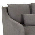 Sidney Slip Sofa Chair - Washed Smoke