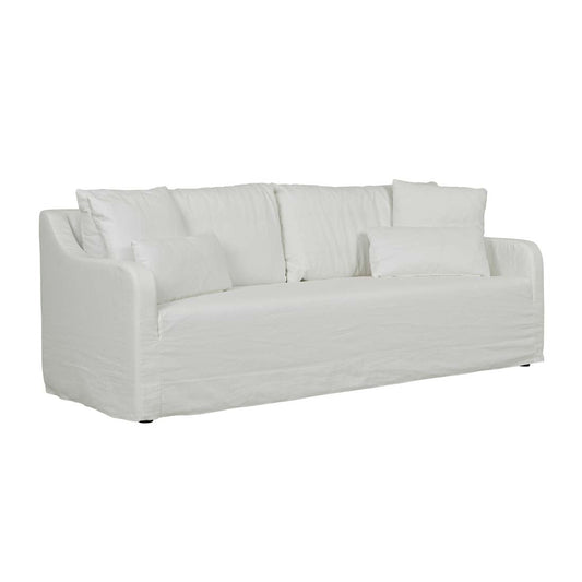 Sidney Slip 3 Seater Sofa - Milk