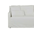 Sidney Slip 3 Seater Sofa - Milk