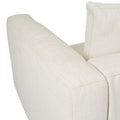 Tolv Islet 4 Seat Sofa - Gesso - Light Oak