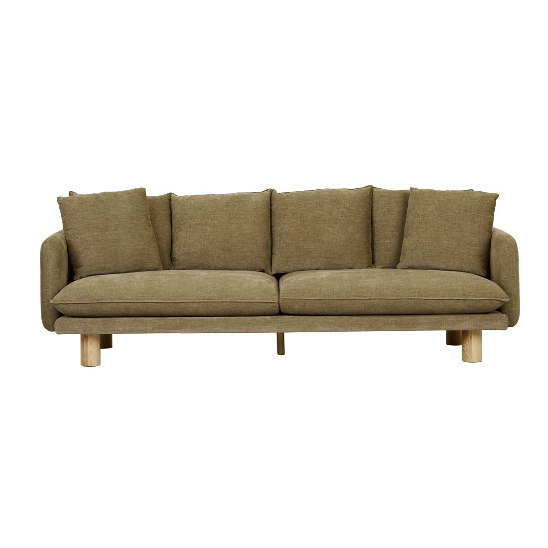 Vittoria Elliot 4 Seater Sofa - Copeland Olive