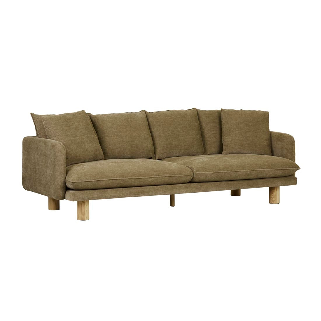 Vittoria Elliot 4 Seater Sofa - Copeland Olive