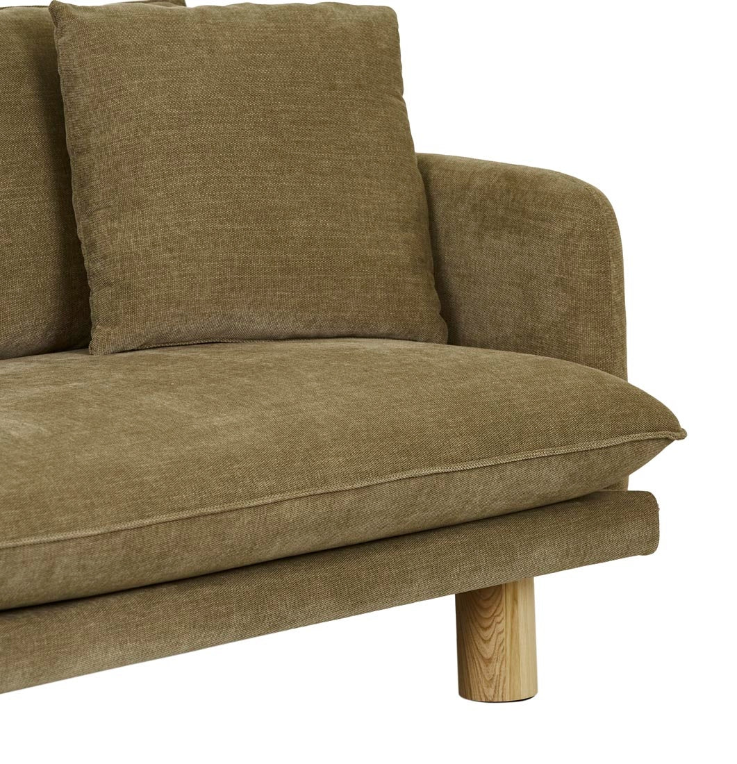 Vittoria Elliot 4 Seater Sofa - Copeland Olive