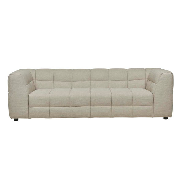 Vittoria Olive 3 Seater Sofa - Buttermilk Tweed