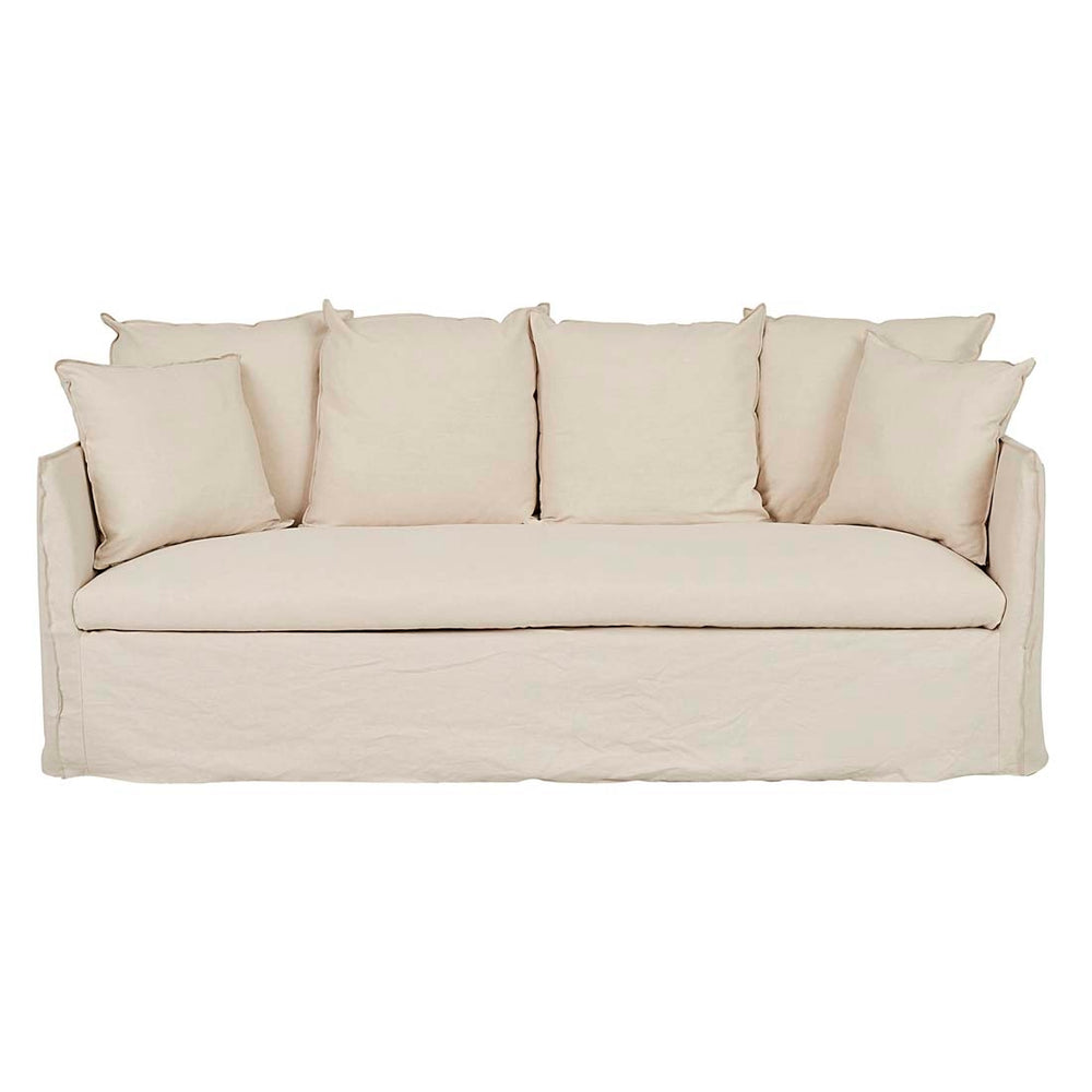 Vittoria Slip Cover 3 Seater Sofa - Dune Linen