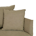 Vittoria Slip Cover 3 Seater Sofa - Olive Linen