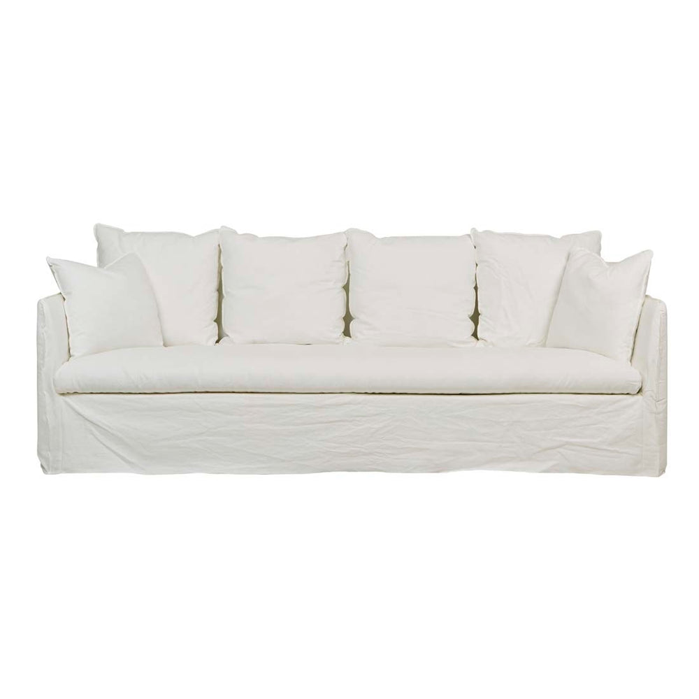 Vittoria Slip Cover 3 Seater Sofa - Milk