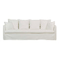 Vittoria Slip Cover 3 Seater Sofa - Milk