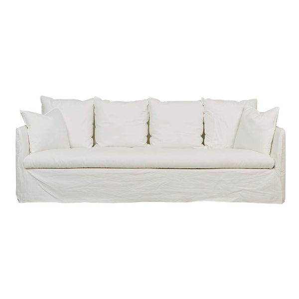 Vittoria Slip Cover 3 Seater Sofa - Milk